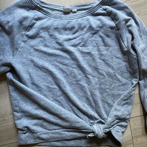 Gap tie front sweatshirt